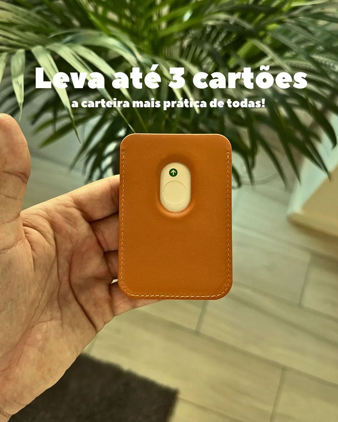 Carteira MagSafe - Laranja Baço
