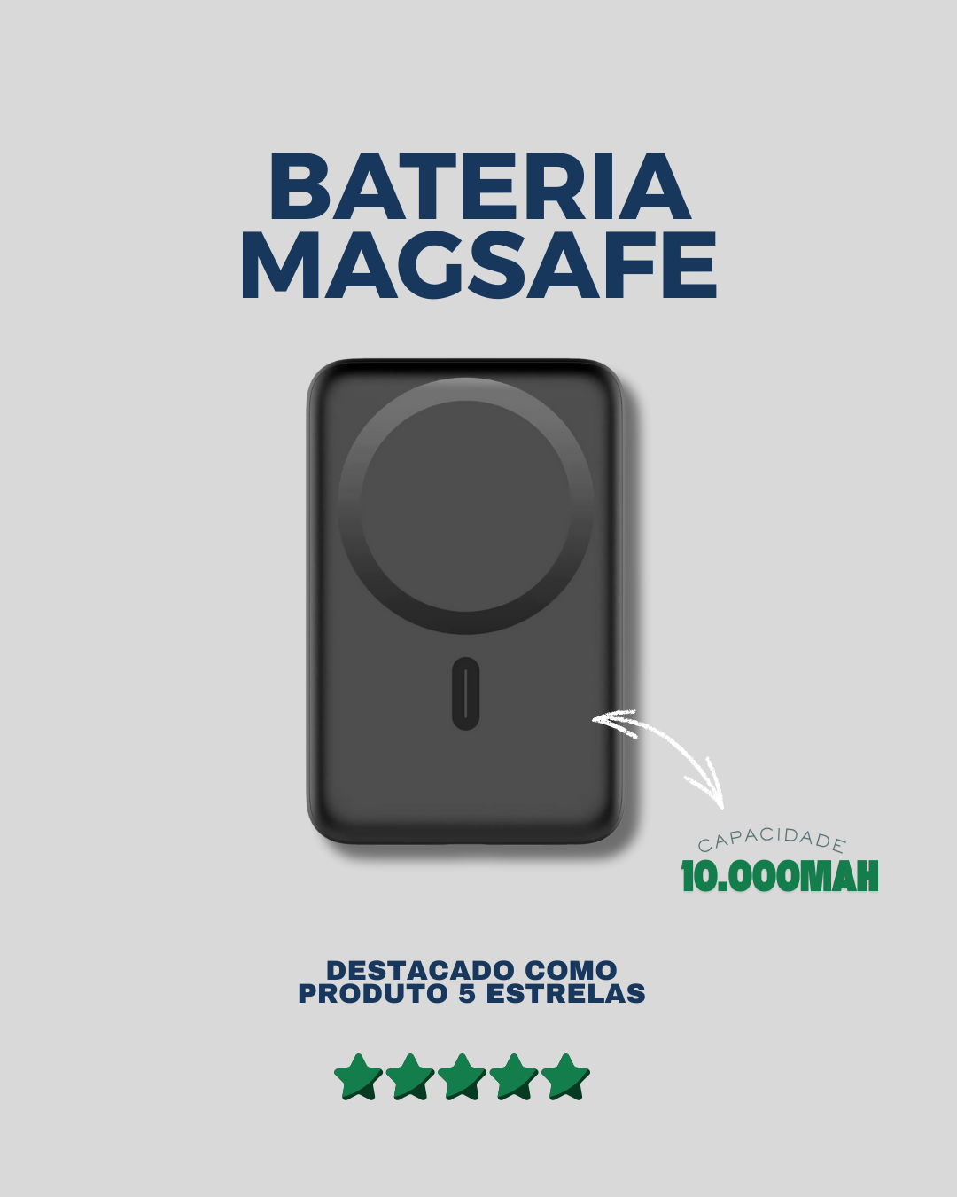 Bateria MagSafe - Preto