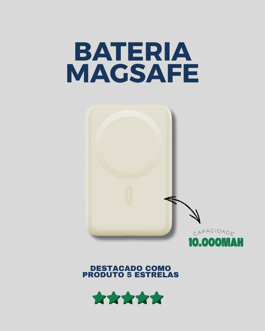 Bateria MagSafe - Amarelo Torrado