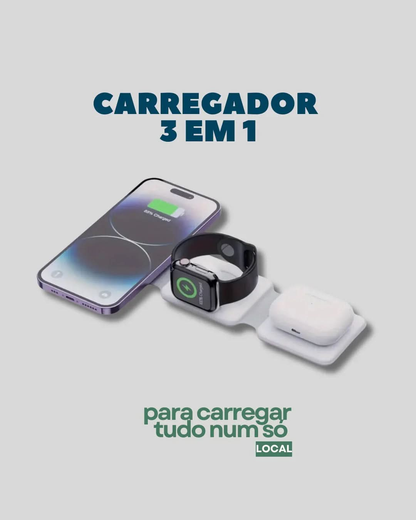Carregador 3 em 1