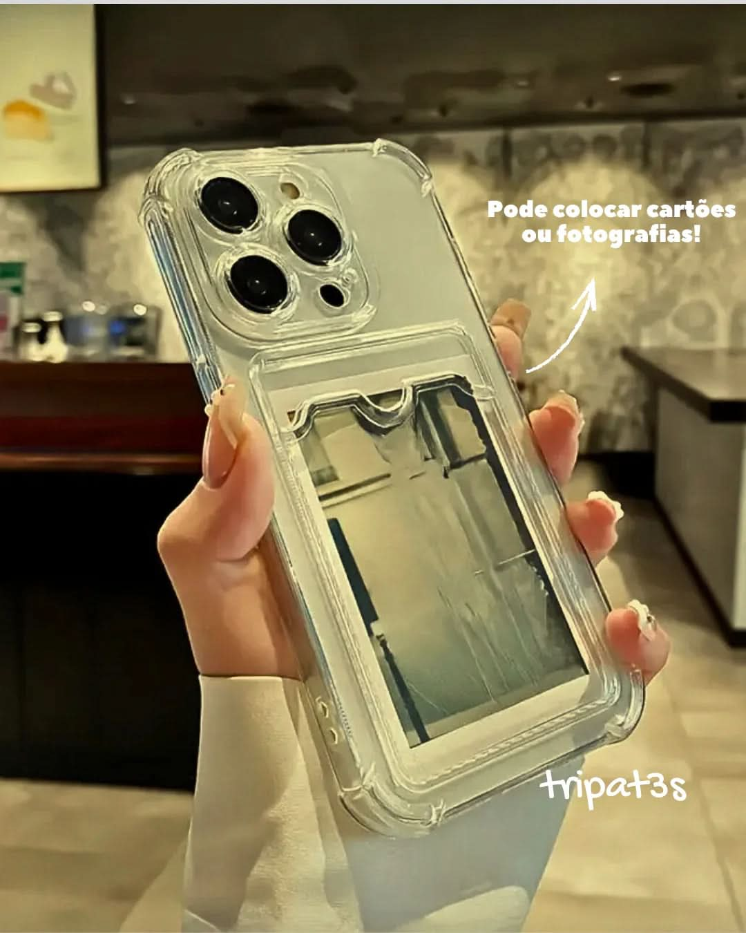 Capa Transparente - Carteira Incluída