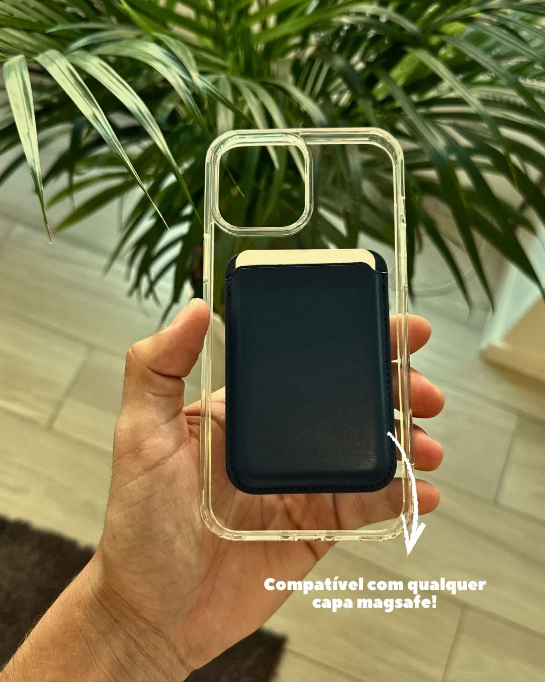 Carteira MagSafe - Azul Escuro