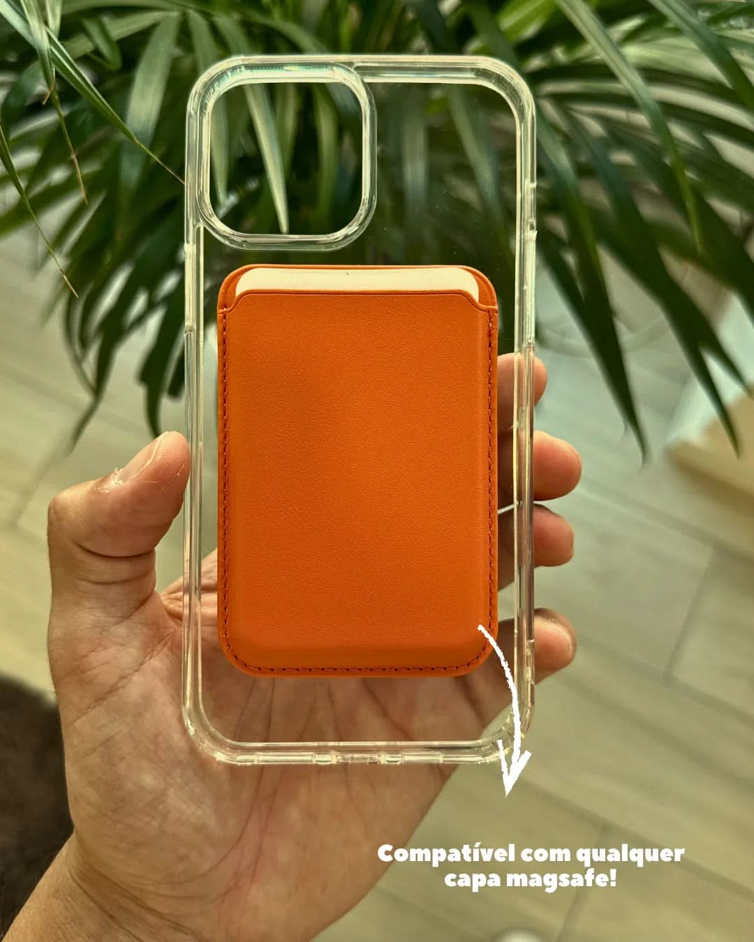Carteira MagSafe - Laranja