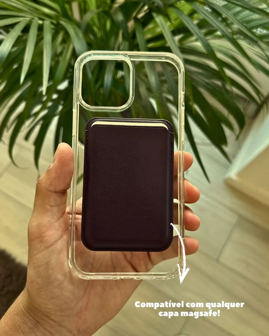 Carteira MagSafe - Roxo Escuro