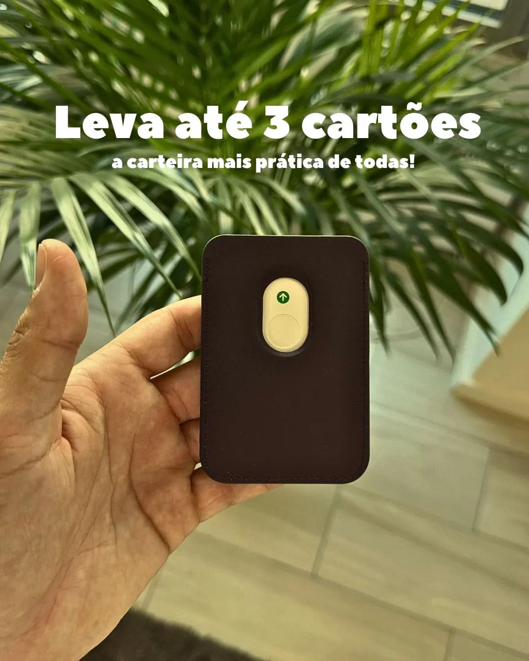 Carteira MagSafe - Roxo Escuro - tripat3s