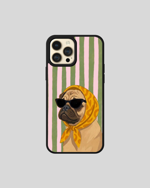 pug de óculos escuros