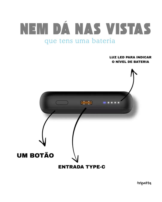 [PACK] Bateria MagSafe - Preto