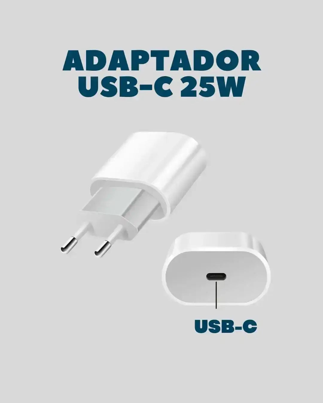 Adaptador USB-C de 25 W