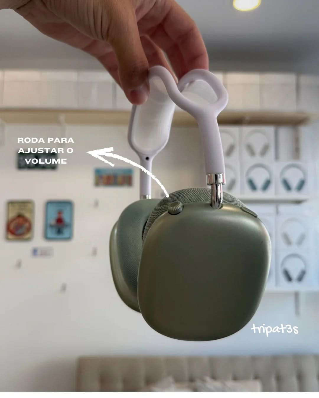 Fone P9 - Verde Claro - tripat3s