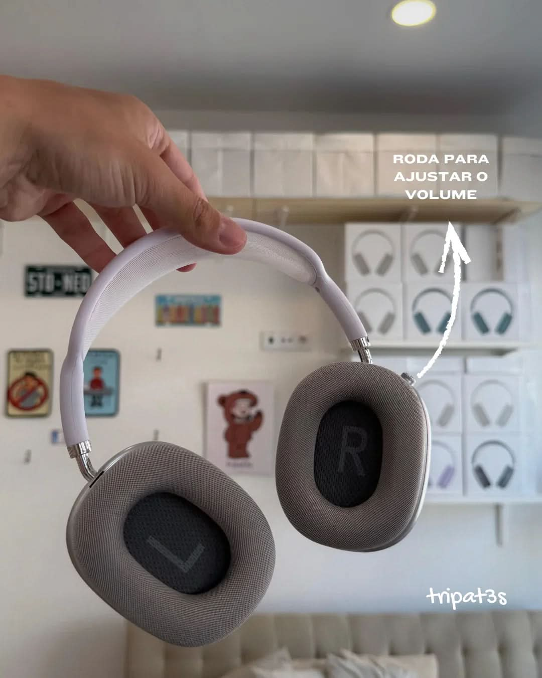 Fone P9 - Prateado - tripat3s