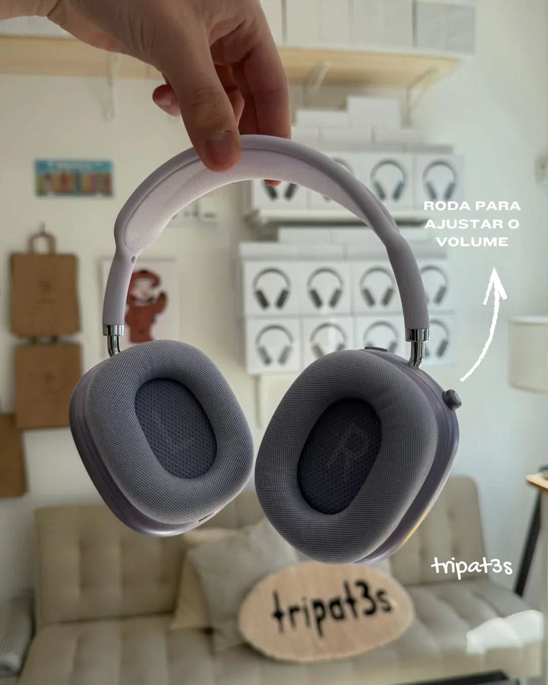 Fone P9 - Roxo Claro - tripat3s