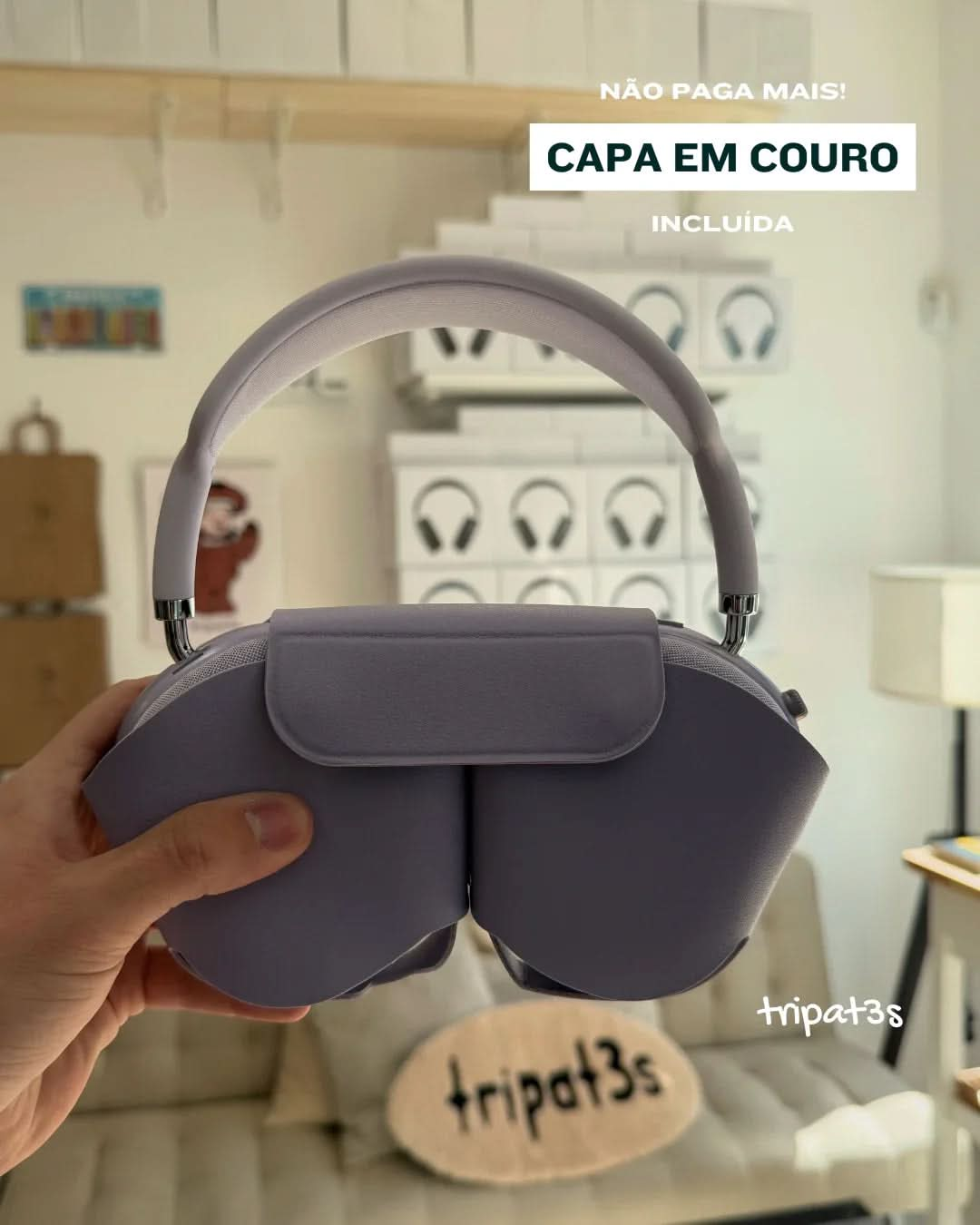 Fone P9 - Roxo Claro - tripat3s