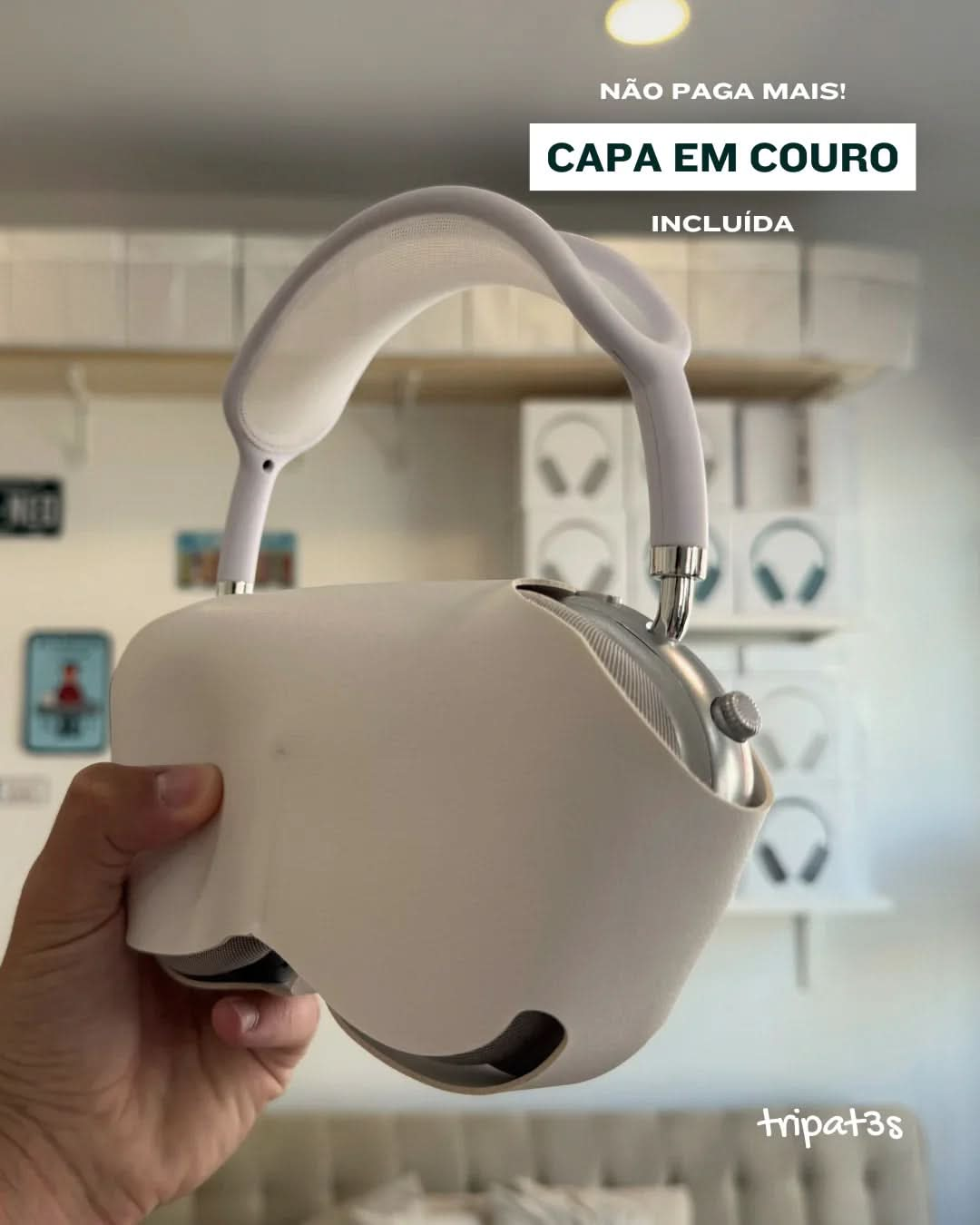 Fone P9 - Prateado - tripat3s