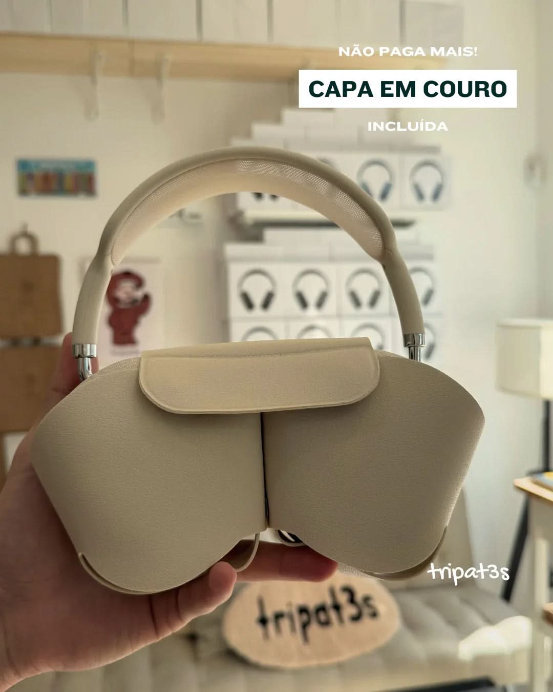 Fone P9 - Prateado Claro - tripat3s