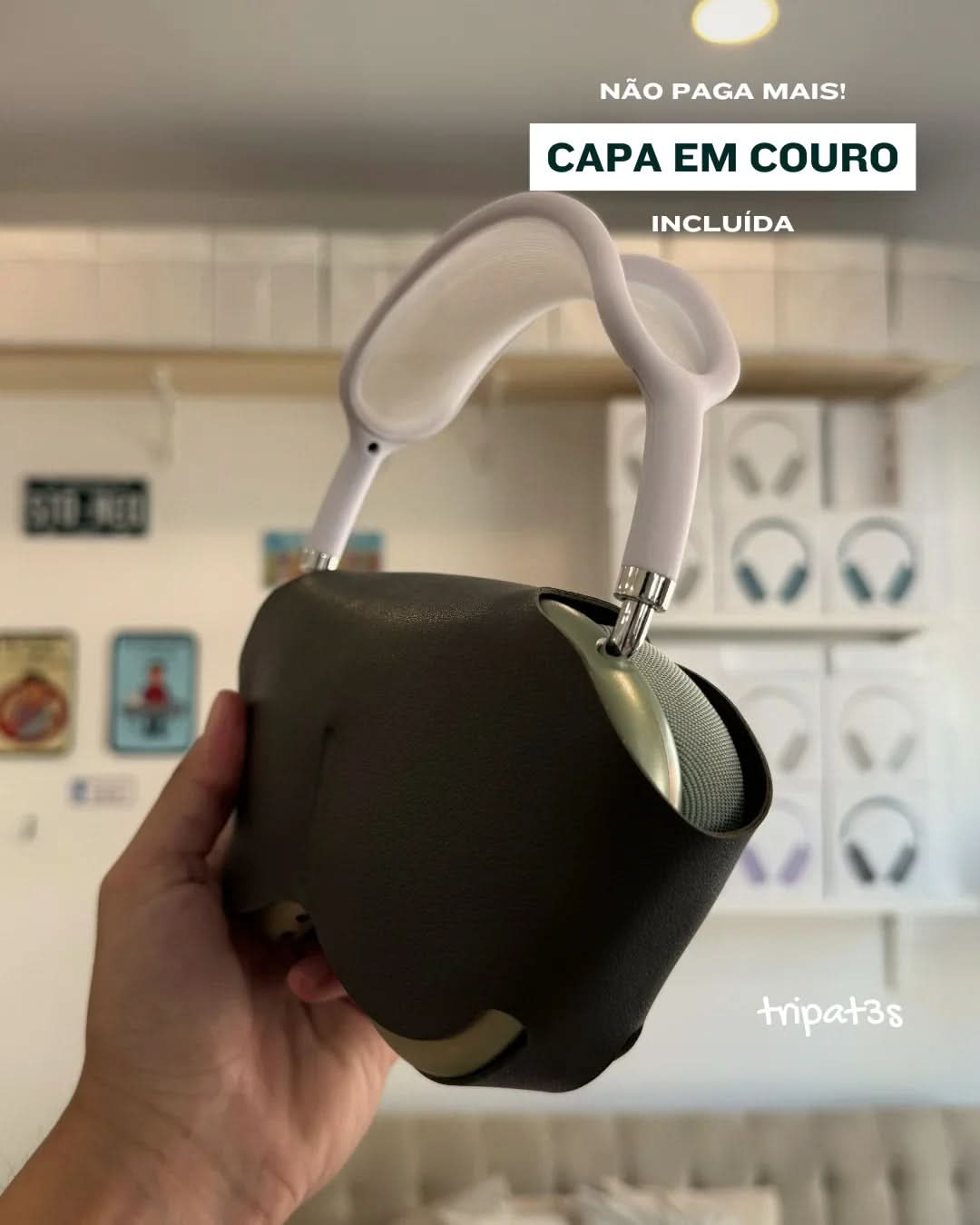 Fone P9 - Verde Claro - tripat3s