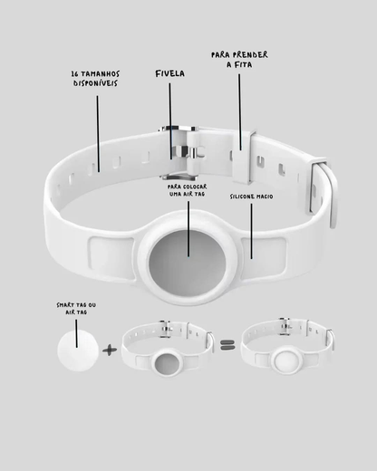 Coleira - Rosa Bebé