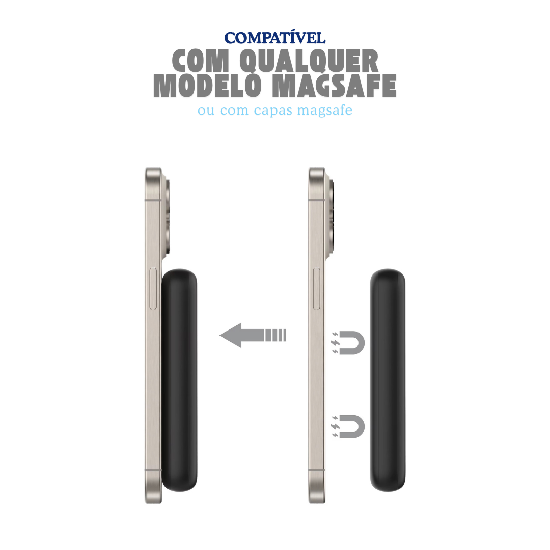 Pack Bateria MagSafe - Preto - tripat3s