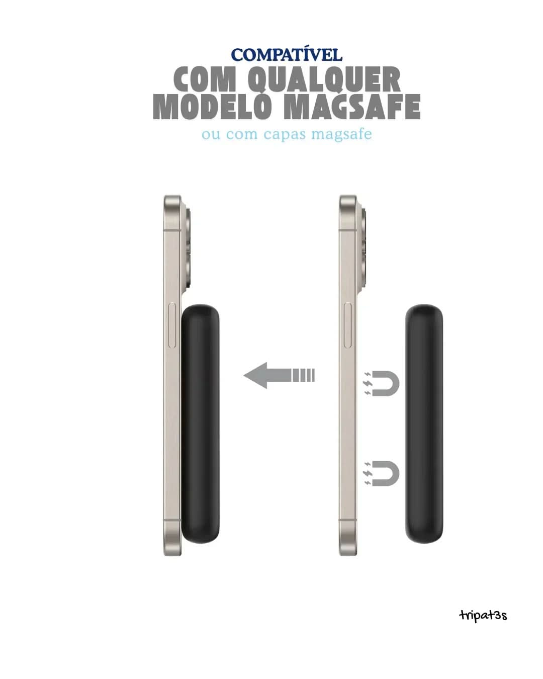 [PACK] Bateria MagSafe - Preto