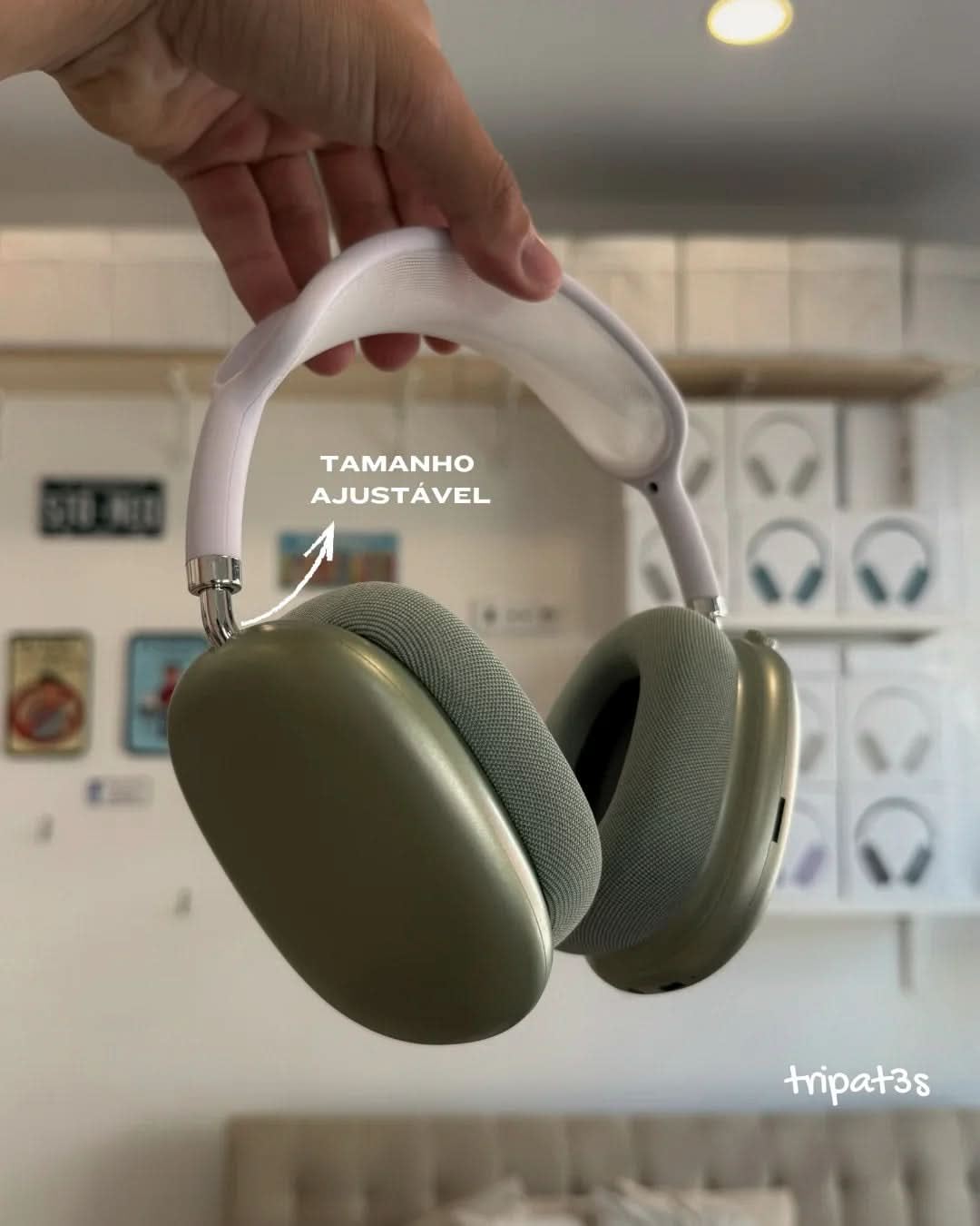 Fone P9 - Verde Claro - tripat3s