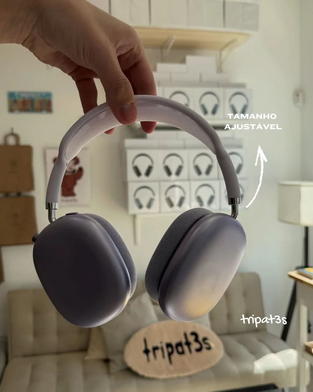 Fone P9 - Roxo Claro - tripat3s