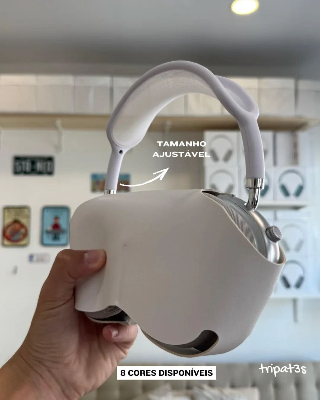 Fone P9 - Prateado - tripat3s