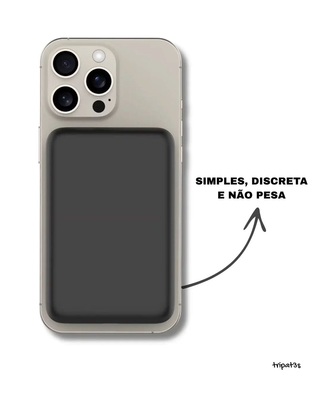 [PACK] Bateria MagSafe - Preto