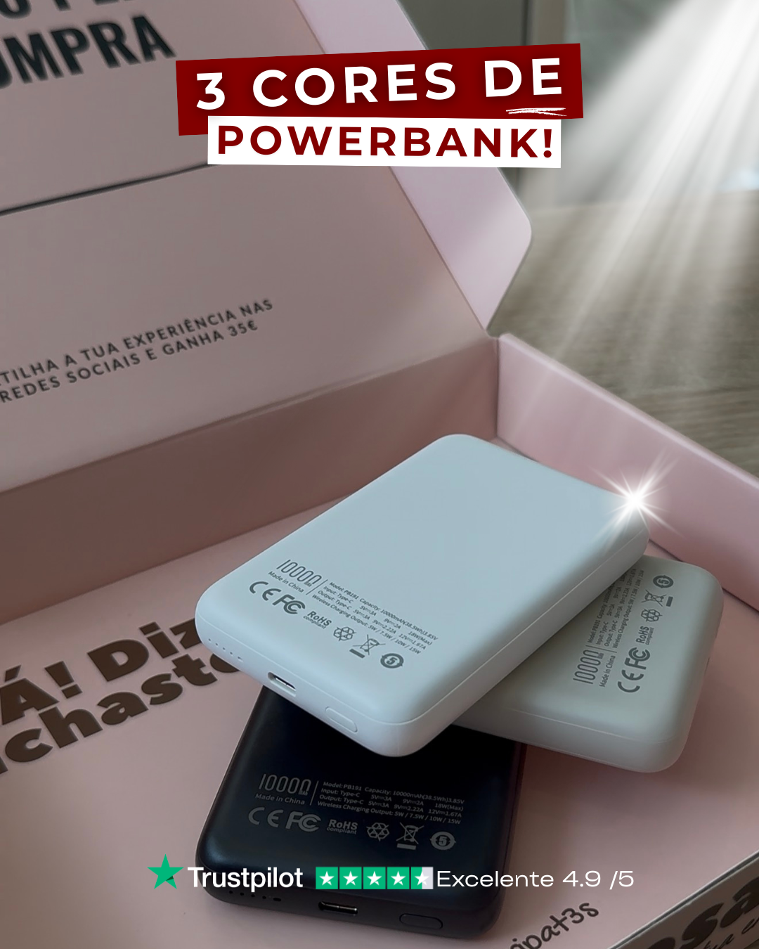 [PACK] Bateria MagSafe - Preto