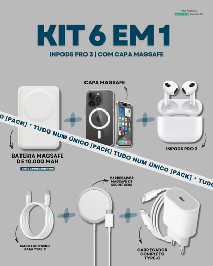 [Kit] 6 em 1 | InPods 3