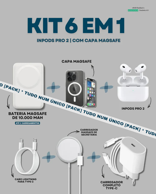 [Kit] 6 em 1 | InPods 2