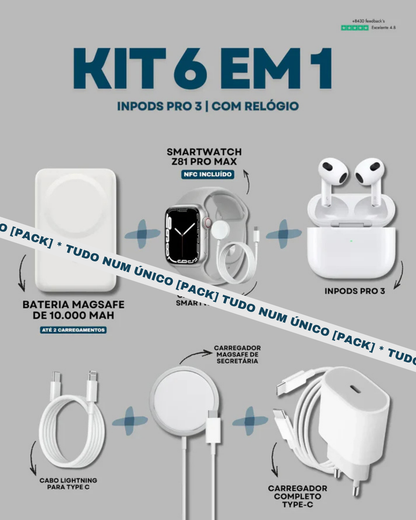 [Kit] 6 em 1 | InPods 3