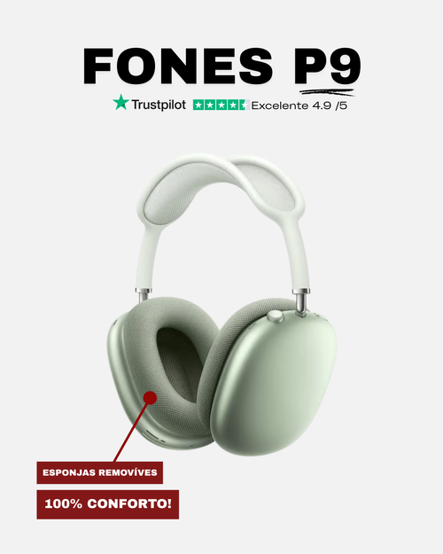 Fone P9 - Verde Claro