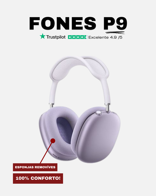 Fone P9 - Roxo Claro