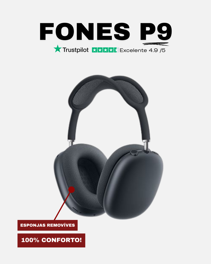 Fone P9 - Preto
