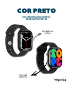 Preto + Bracelete Preto + Bracelete Branca
