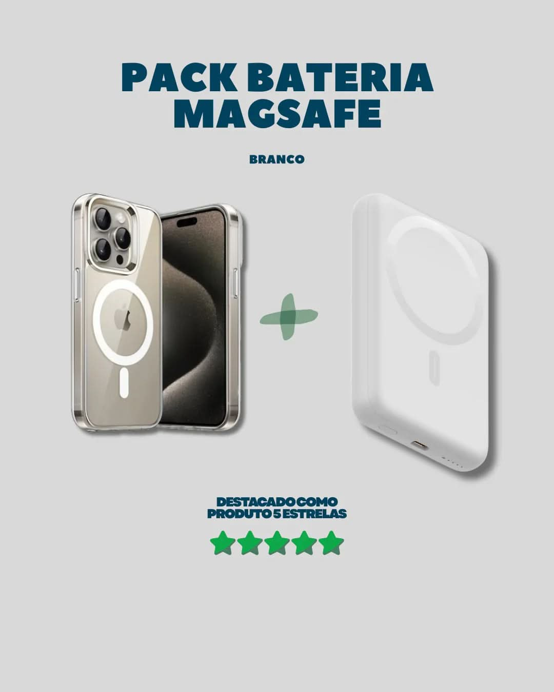 [PACK] Bateria MagSafe - Branco