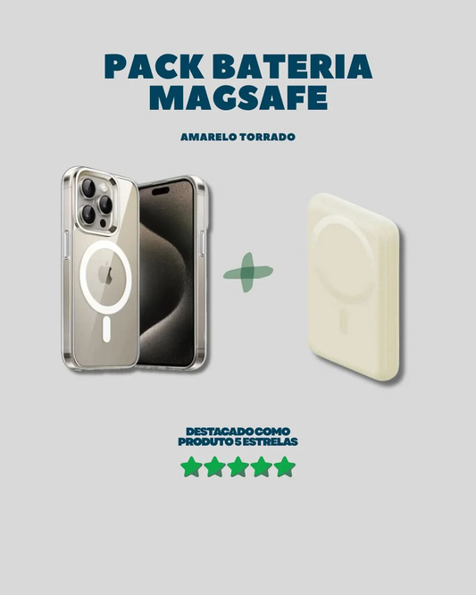 [PACK] Bateria MagSafe - Amarelo