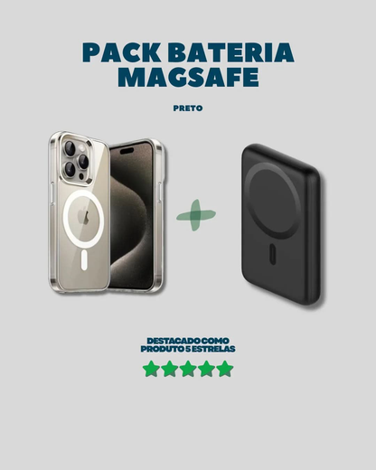 [PACK] Bateria MagSafe - Preto