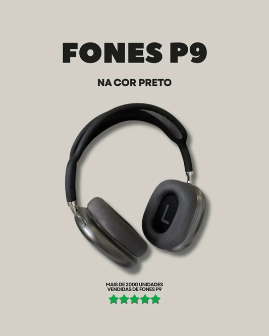 Fone P9 - Preto