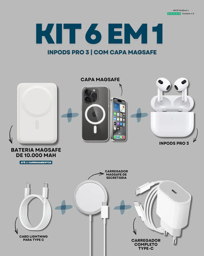 [Kit] 6 em 1 | InPods 3