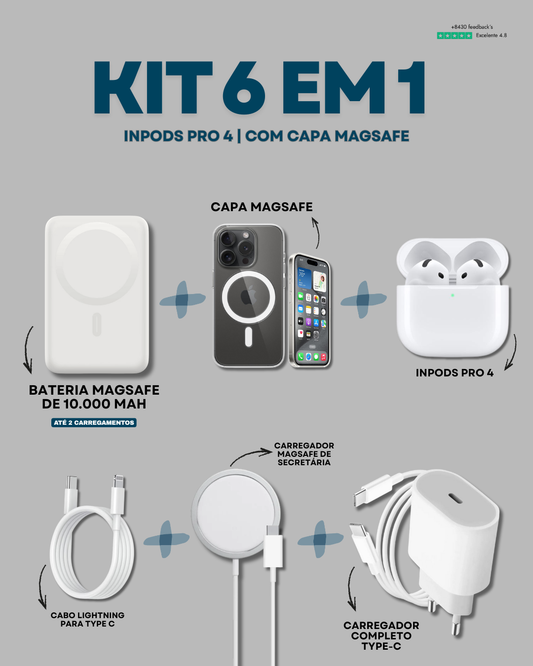 Kit 6 em 1 | InPods 4
