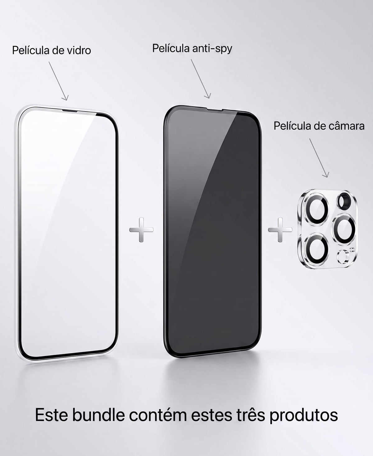 Pack 3 em 1 de Proteção
