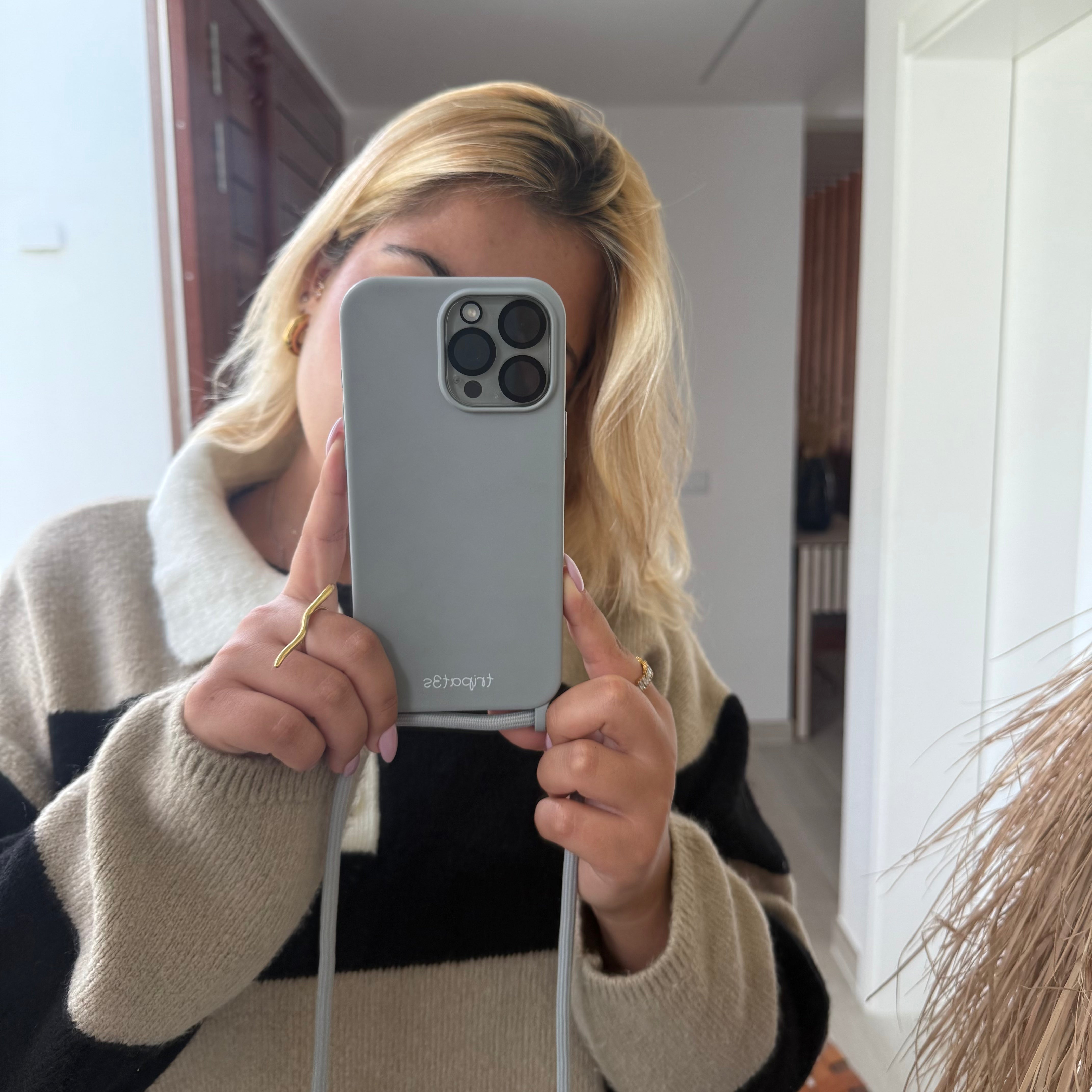 Capa com Fio - Cinzento - tripat3s