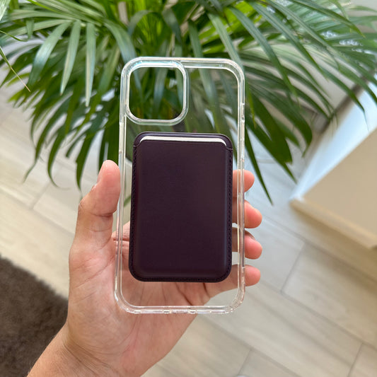 Carteira MagSafe - Roxo Escuro