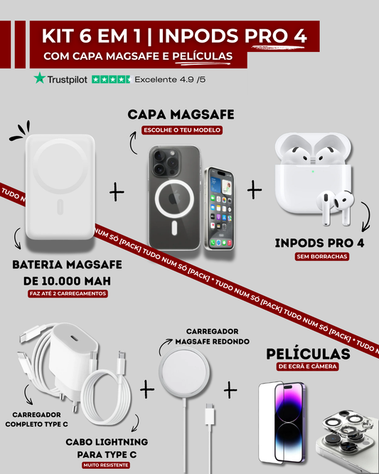 [Kit] sarocas x tripat3s 6 em 1 | InPods 4