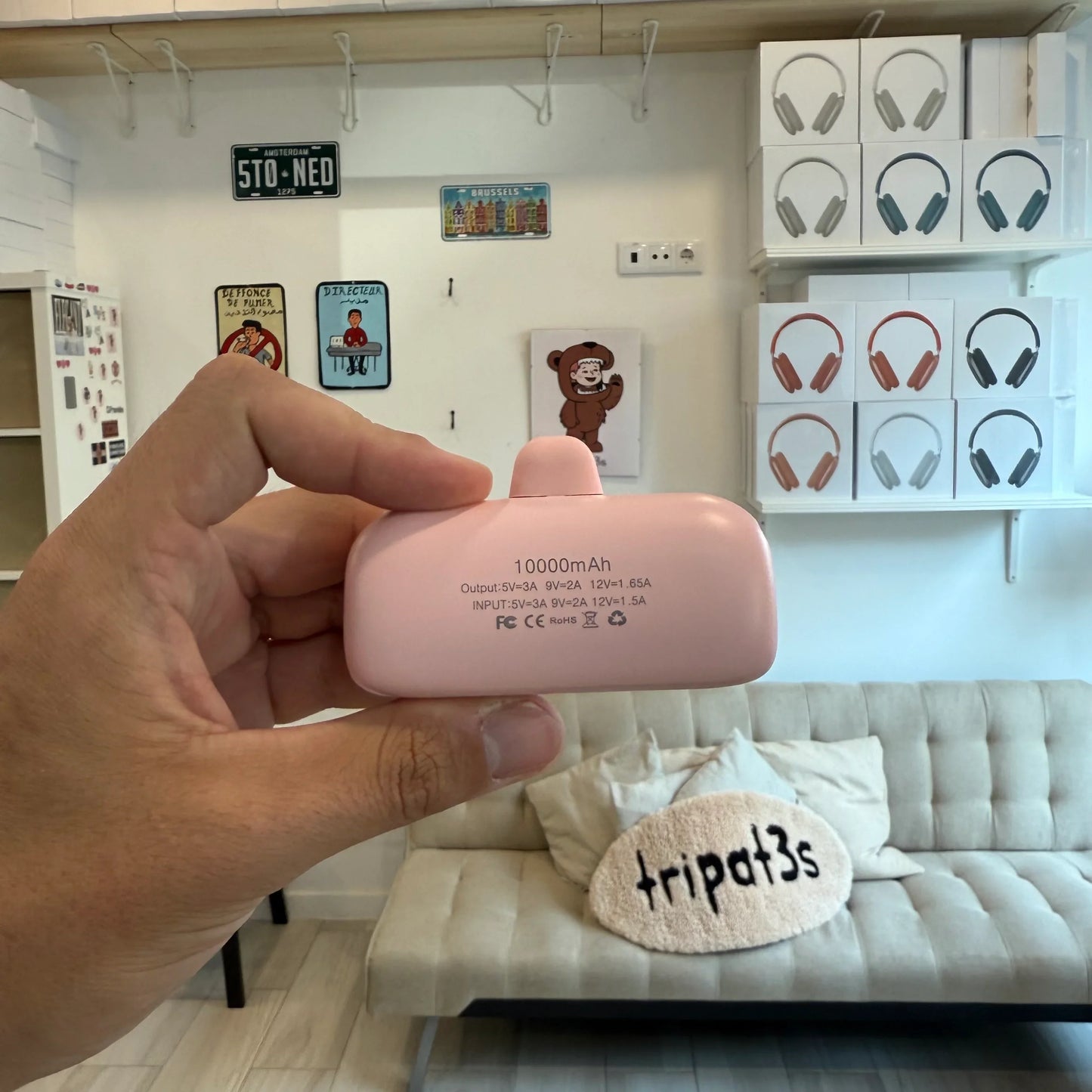 PowerBank 10 000mAh - Rosa