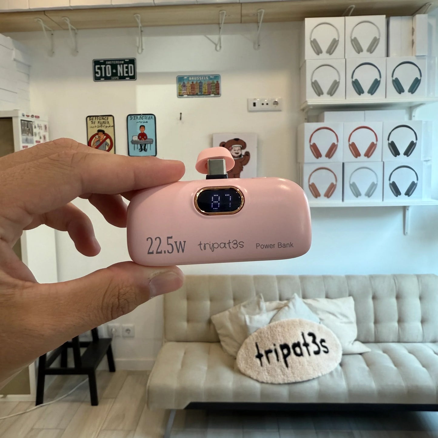 PowerBank 10 000mAh - Rosa