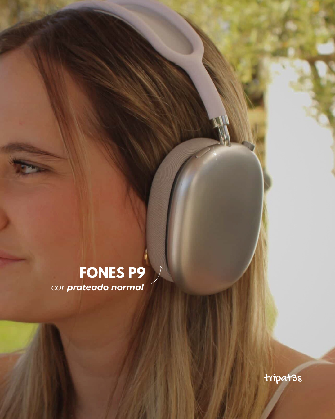 Fone P9 - Prateado