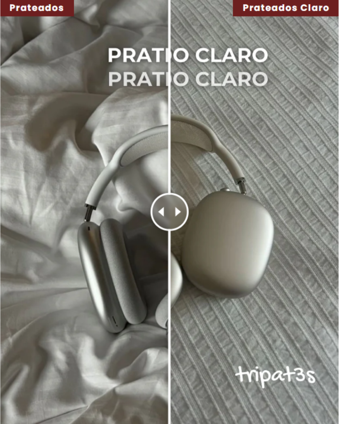 Fone P9 - Prateado Claro