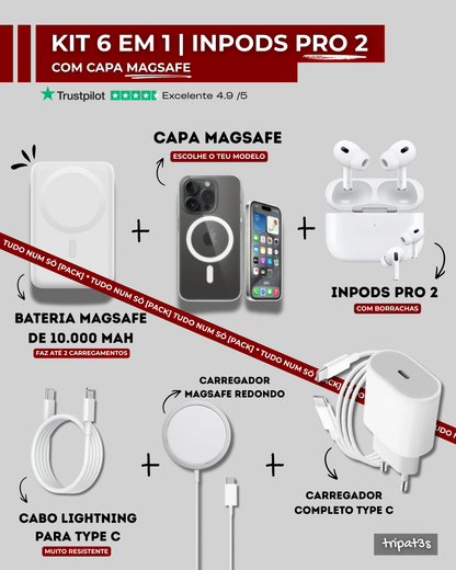 [Kit] 6 em 1 | InPods 2