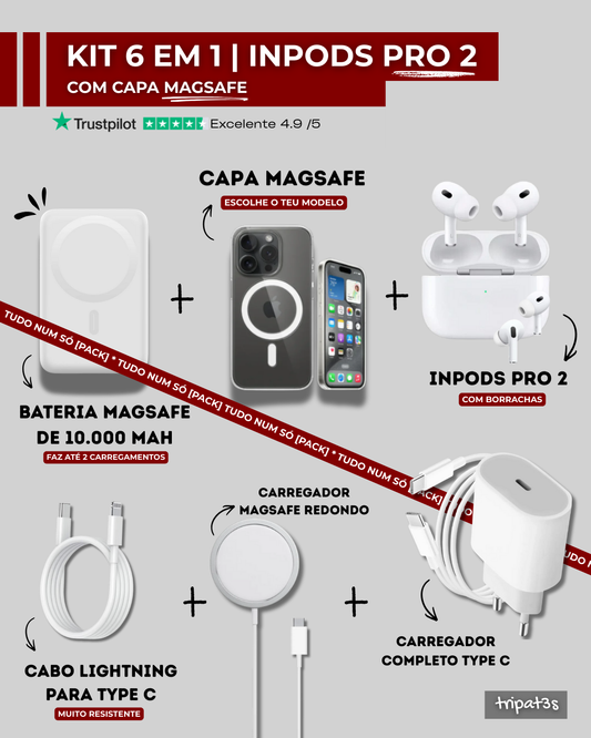 [Kit] 6 em 1 | InPods 2